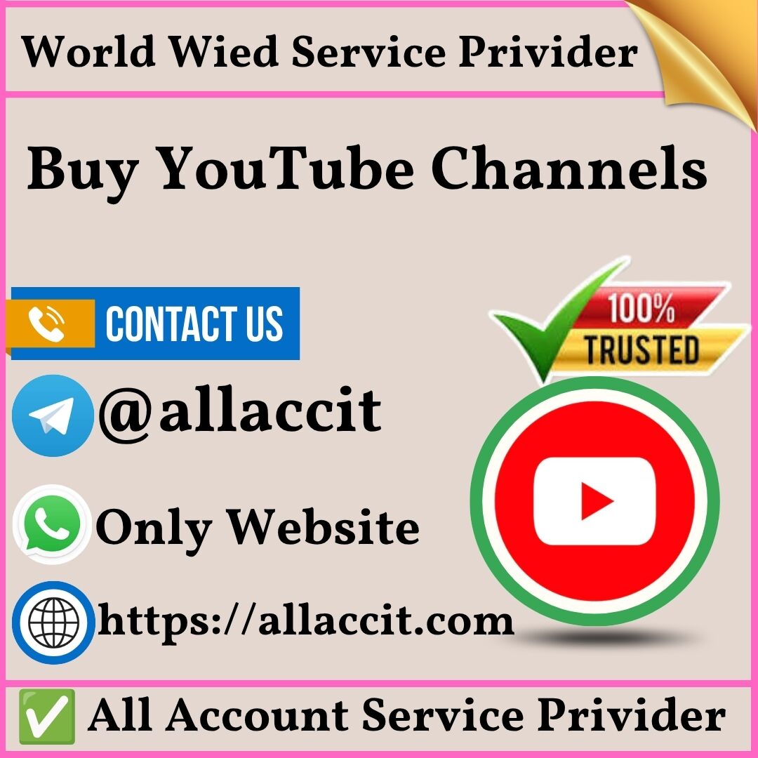 Buy YouTube Channels